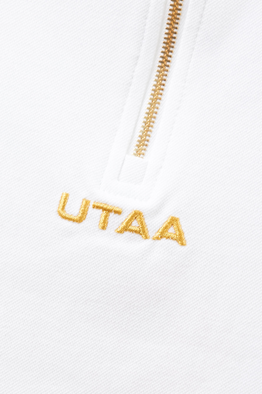 UTAA クレストゴールデンパンサータートルネックティー ホワイト : Women's