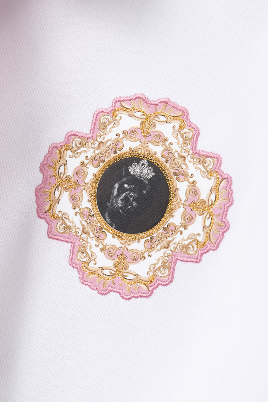 UTAA カラーシーズンバロックタイPKTシャツ ライトピンク : Women's