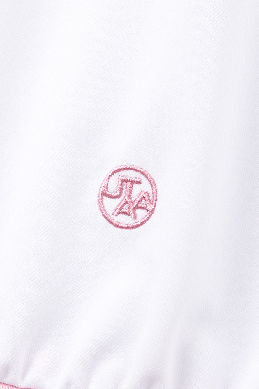UTAA カラーシーズンバロックタイPKTシャツ ライトピンク : Women's