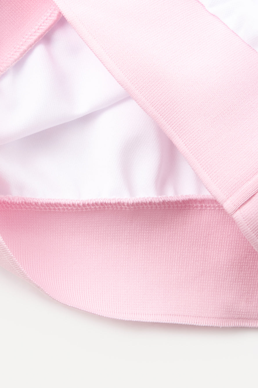 UTAA カラーシーズンバロックタイPKTシャツ ライトピンク : Women's