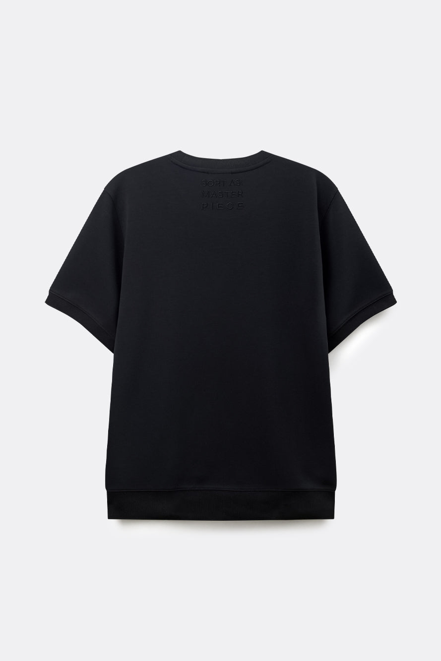 UTAA タイポカラーロゴベーシックTシャツ ブラック : Men's