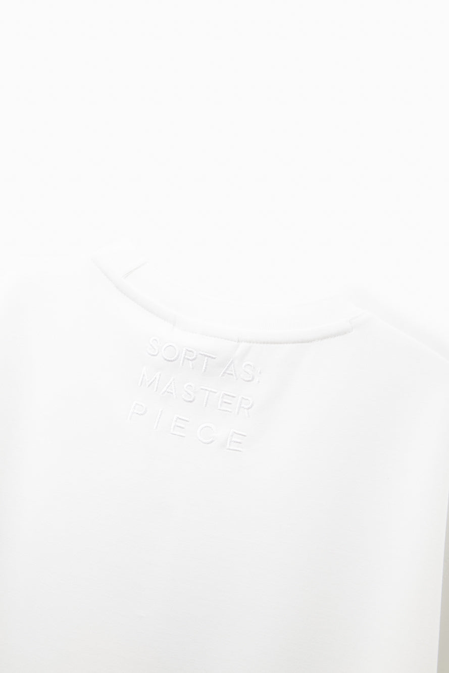 UTAA タイポカラーロゴベーシックTシャツ ホワイト:メンズ