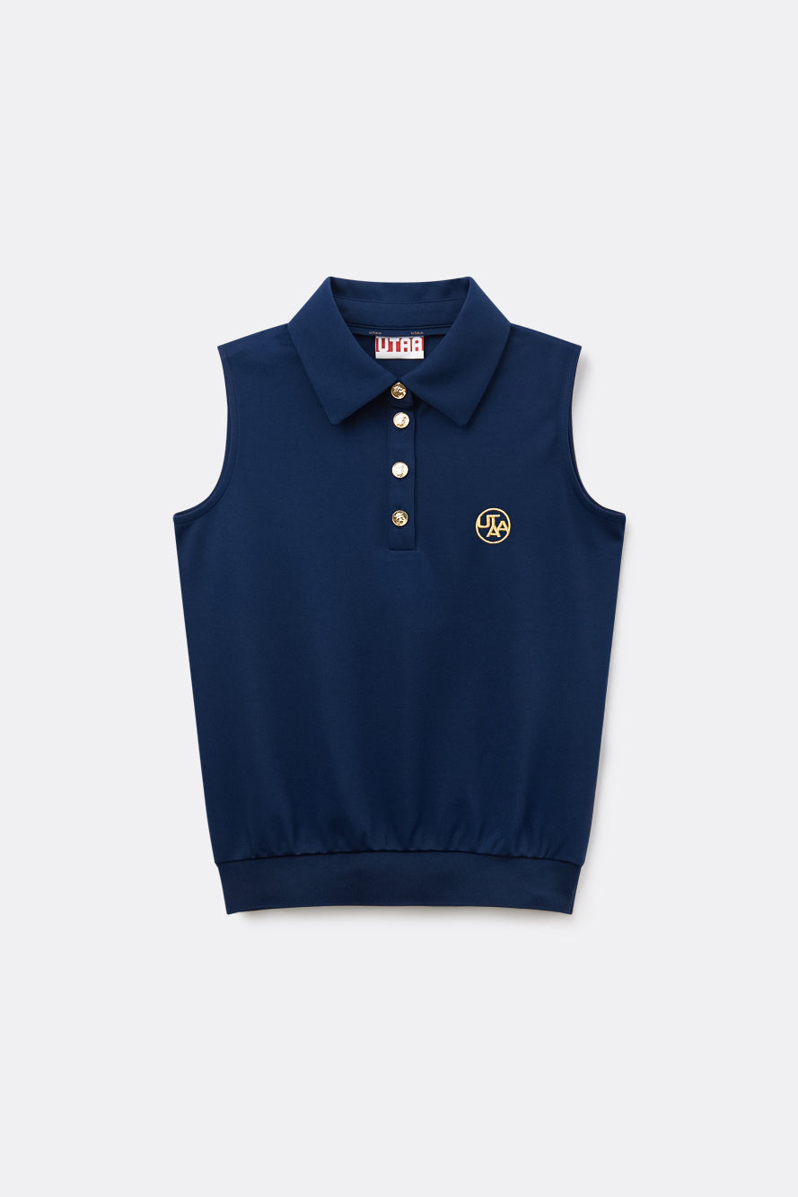 UTAA ドゥカットギルトロゴPKスリーブレス : Women's