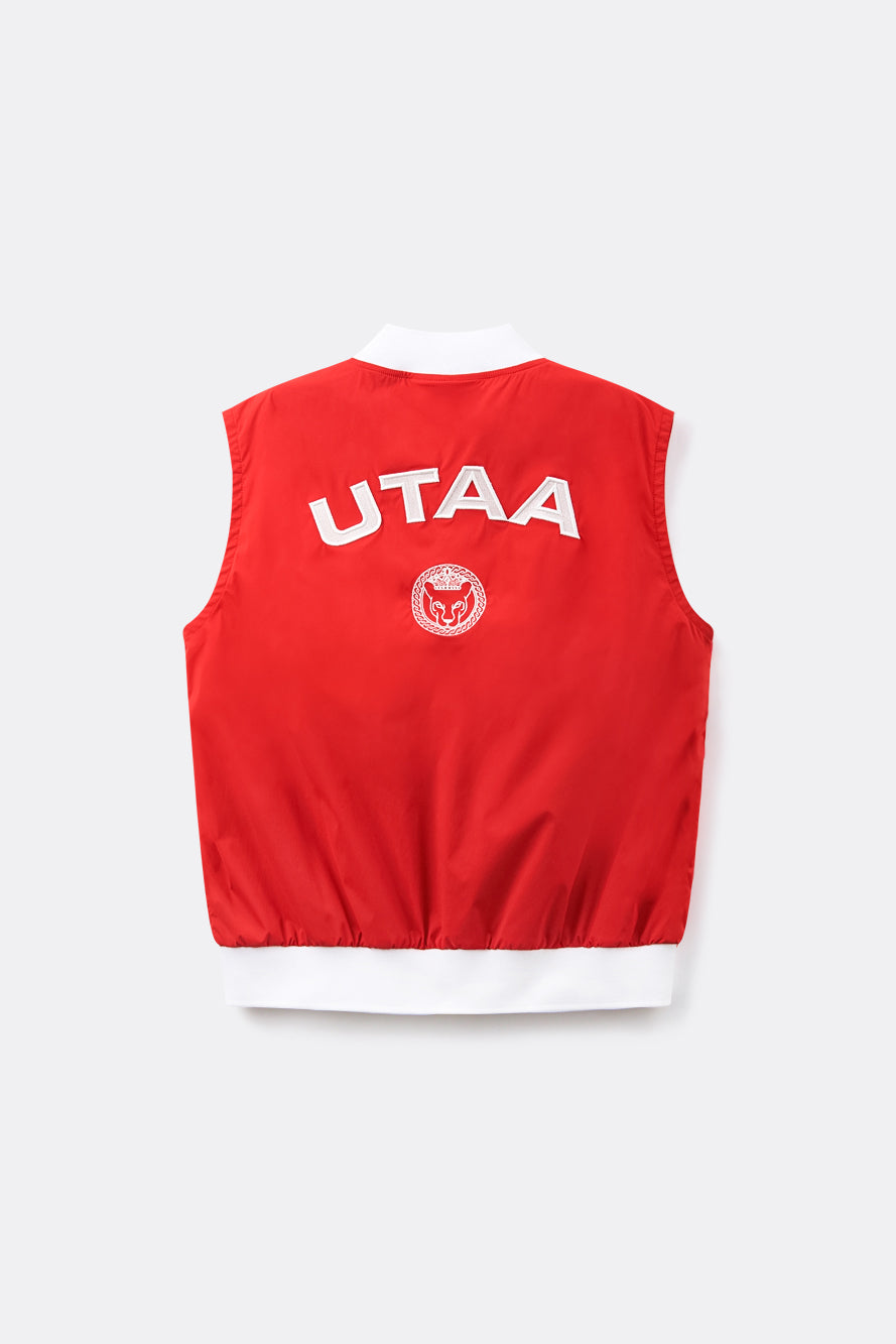 UTAA ストライドパンサーエンブレムベストジャンパー レッド : Women's