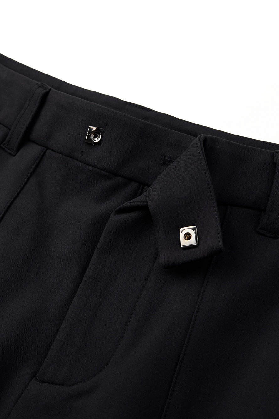 UTAA フィーストゴールデンエンブレムアウトポケットパンツ ブラック : Men's
