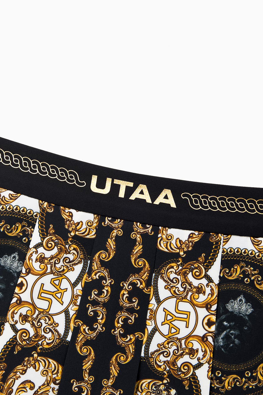 UTAA ミッドナイトパンサーバロックプリーツスカート : Women's