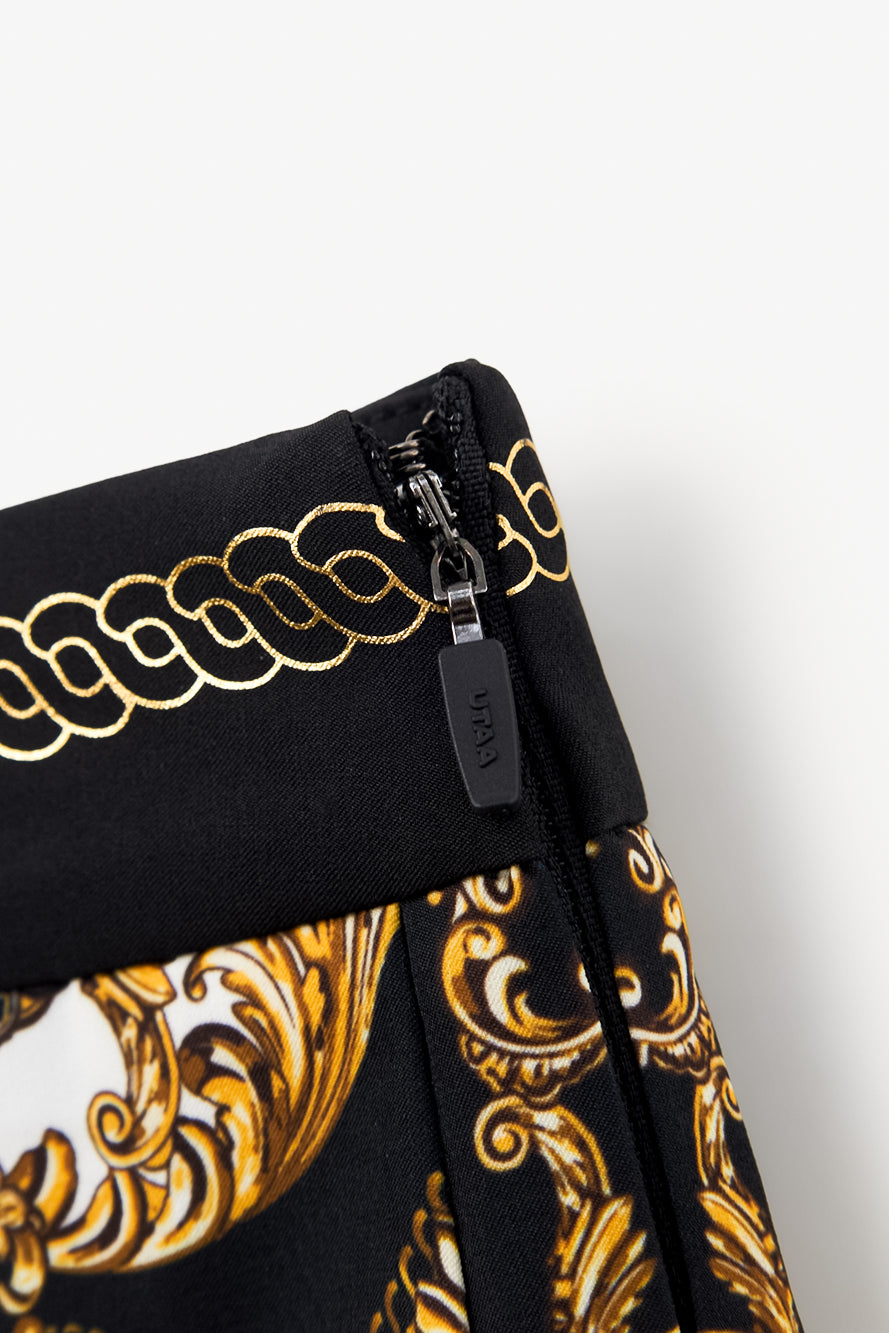 UTAA ミッドナイトパンサーバロックプリーツスカート : Women's