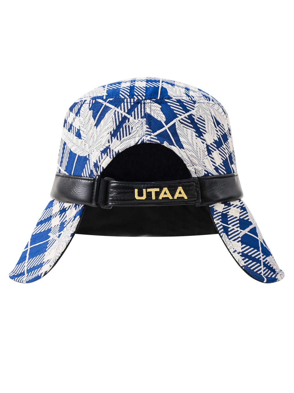 UTAA アトランティックリーフミックスチェックバックオープンバケットハット ブルー : Women's