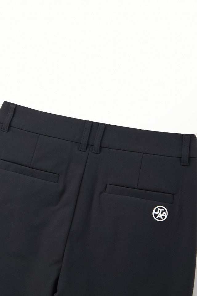 UTAA シンボルエンブレムパンツ ブラック:メンズ