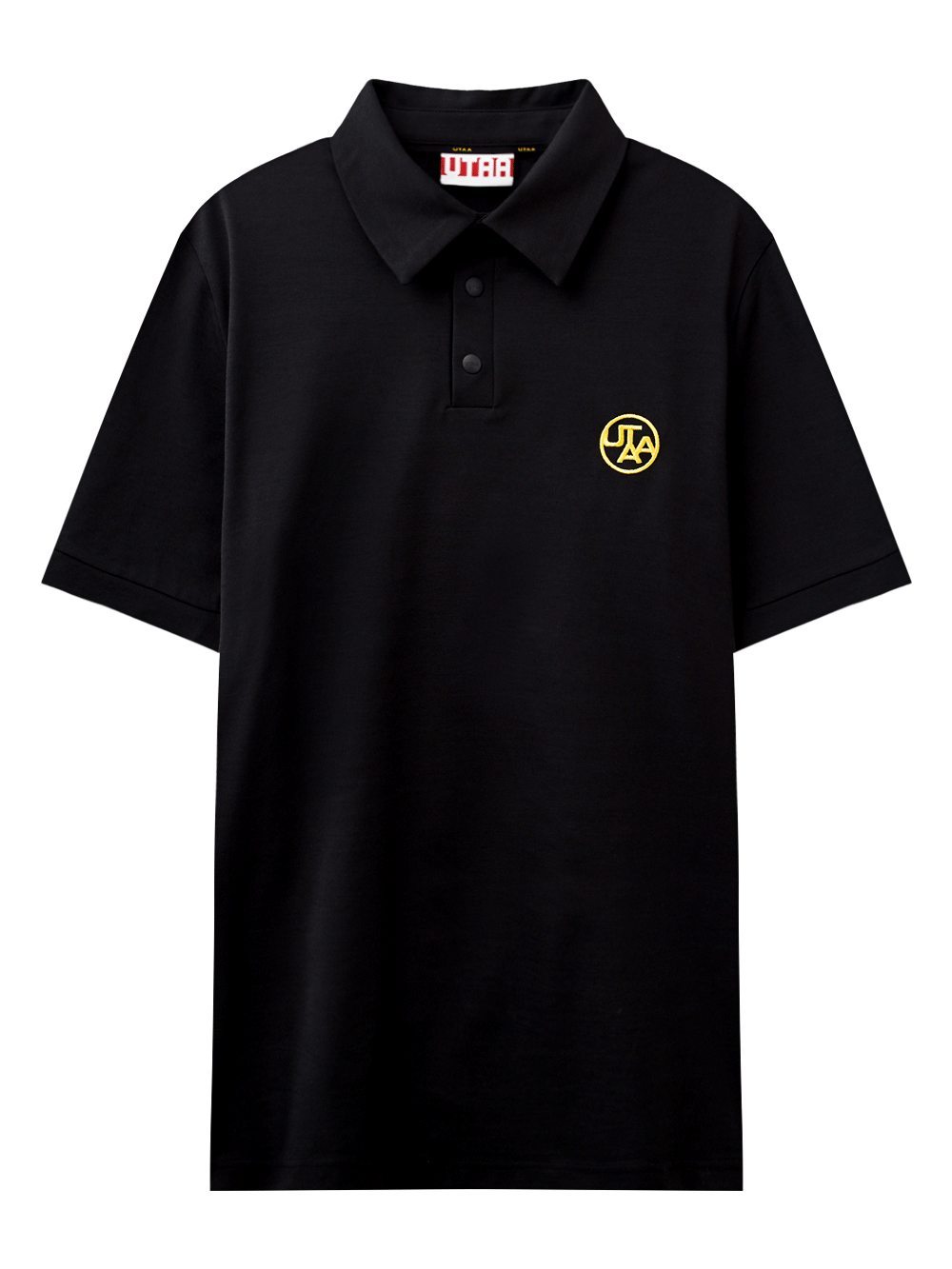 UTAA ネオンテープPK Tシャツ ブラック:メンズ
