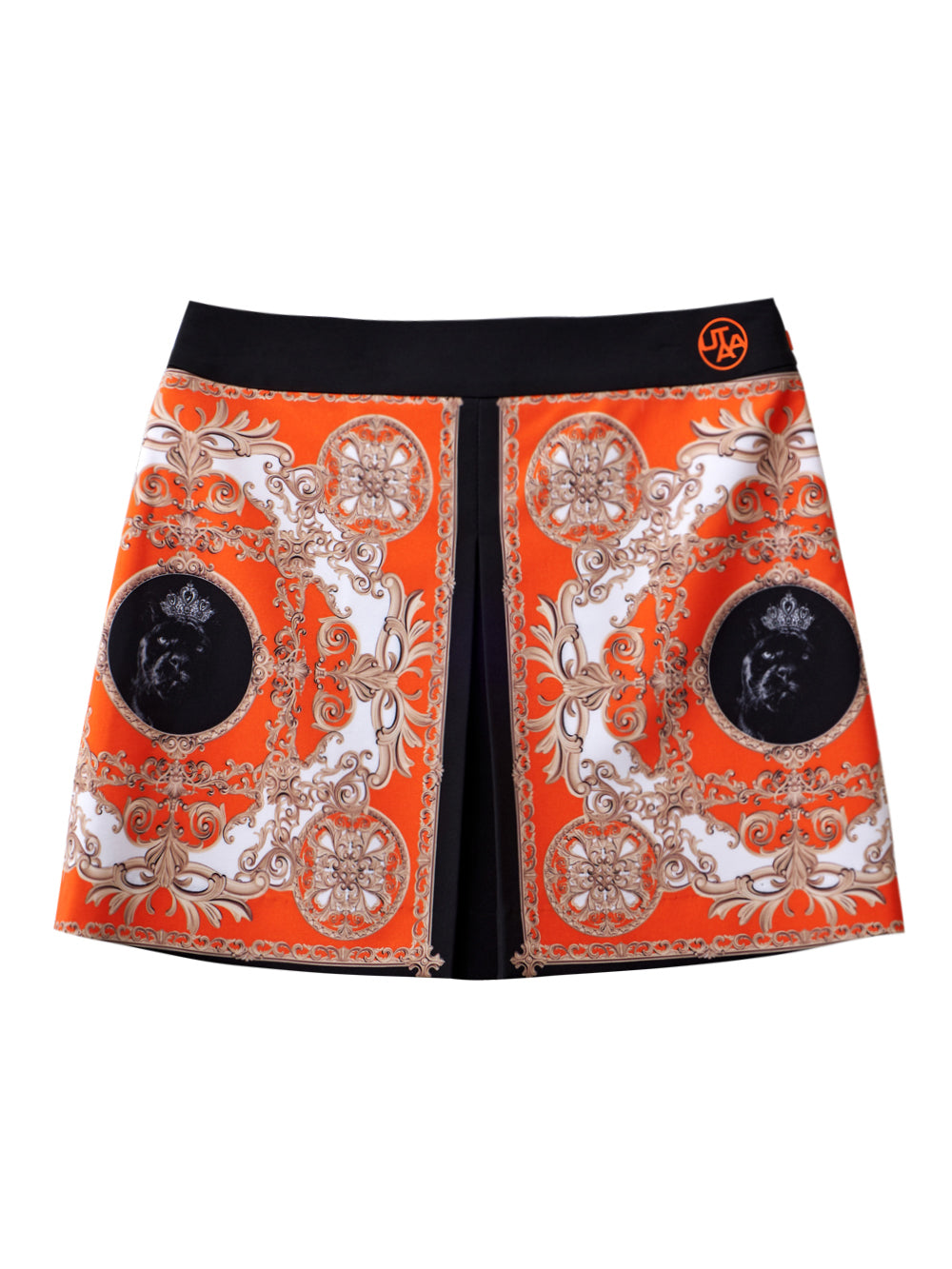UTAA キャニオンバロックHスカート オレンジ:レディース