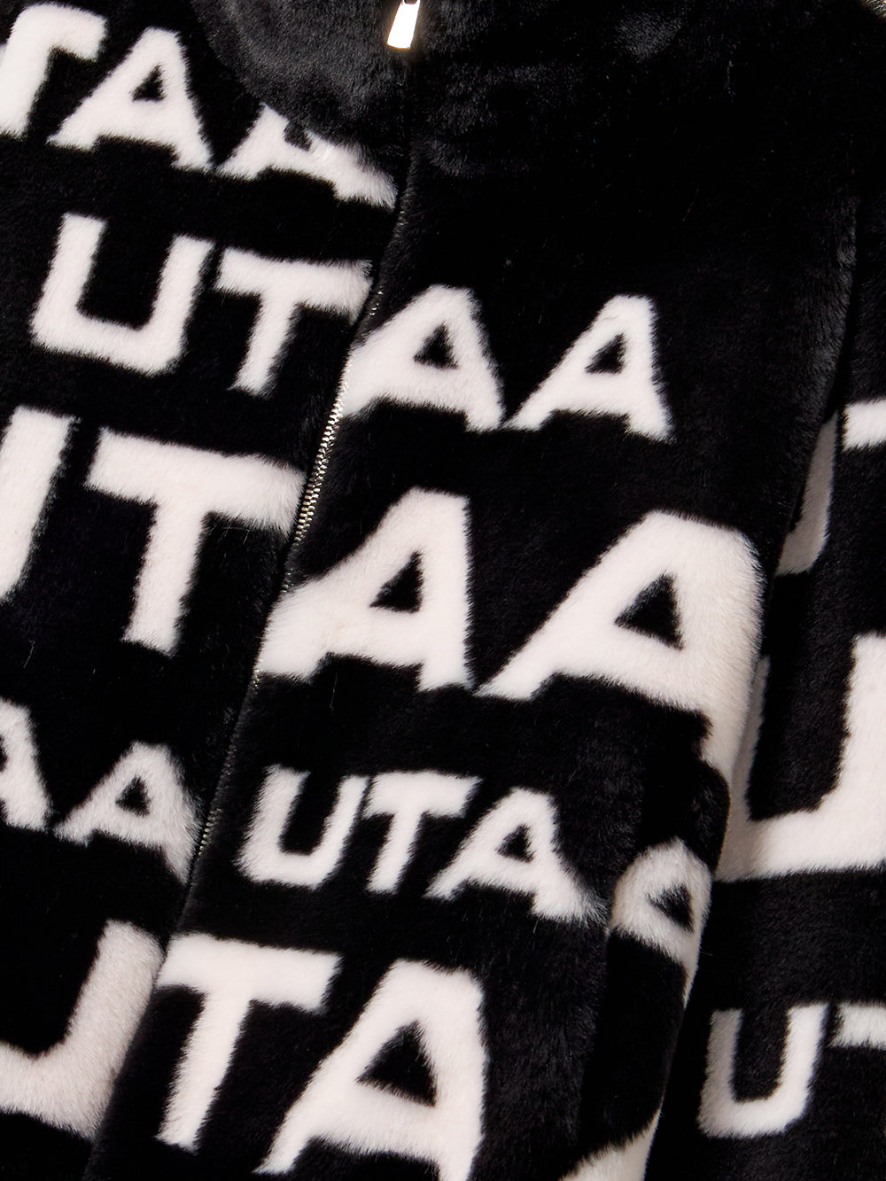 UTAA シグナルロゴファージャケット ブラック:レディース