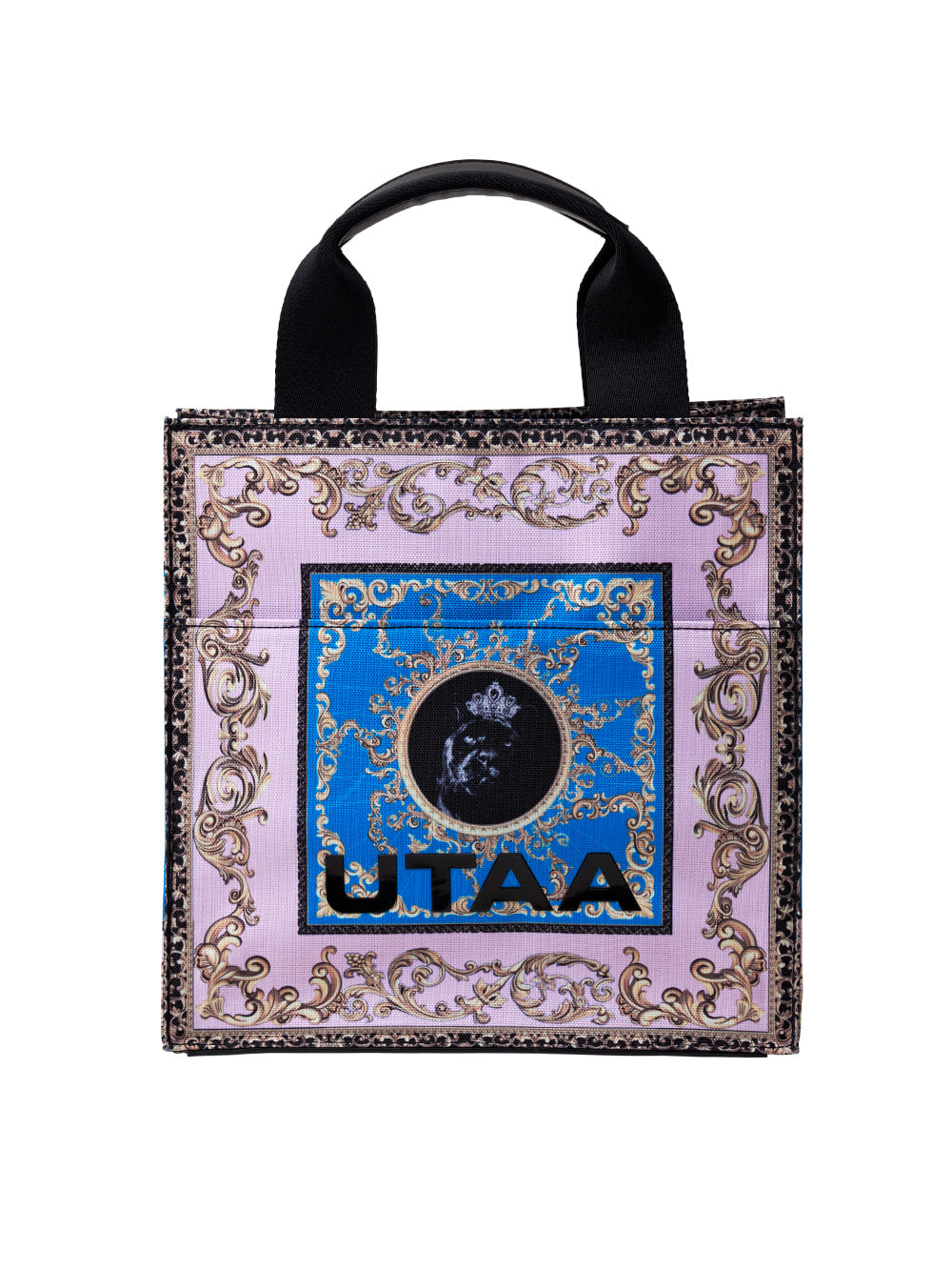 UTAA ネオンバロックトートバッグ ライトピンク