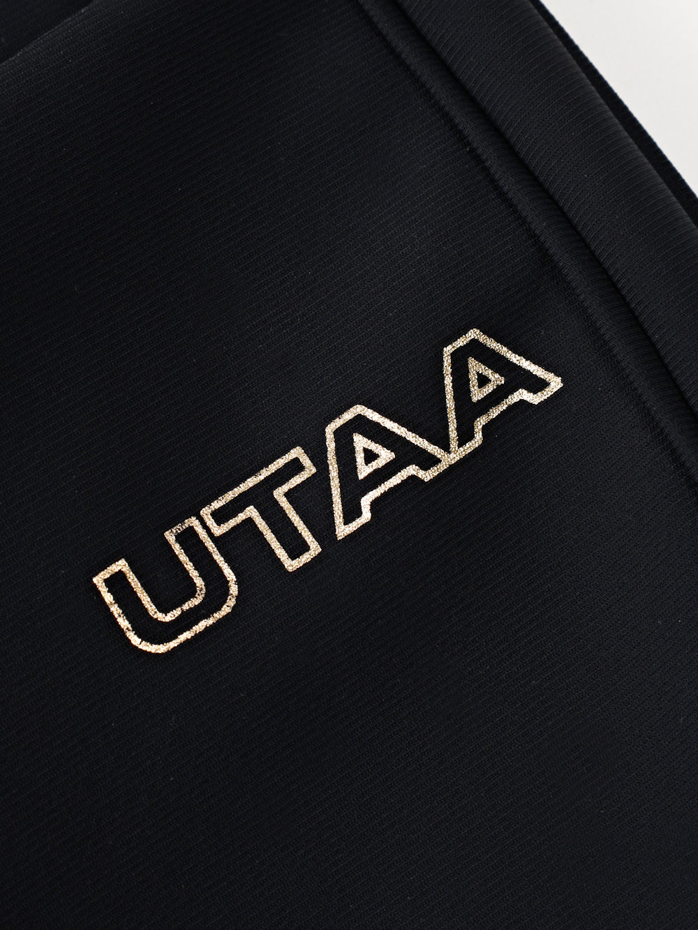 UTAA マーベルクラウンリングパンサーブーツカットパンツ ブラック:レディース