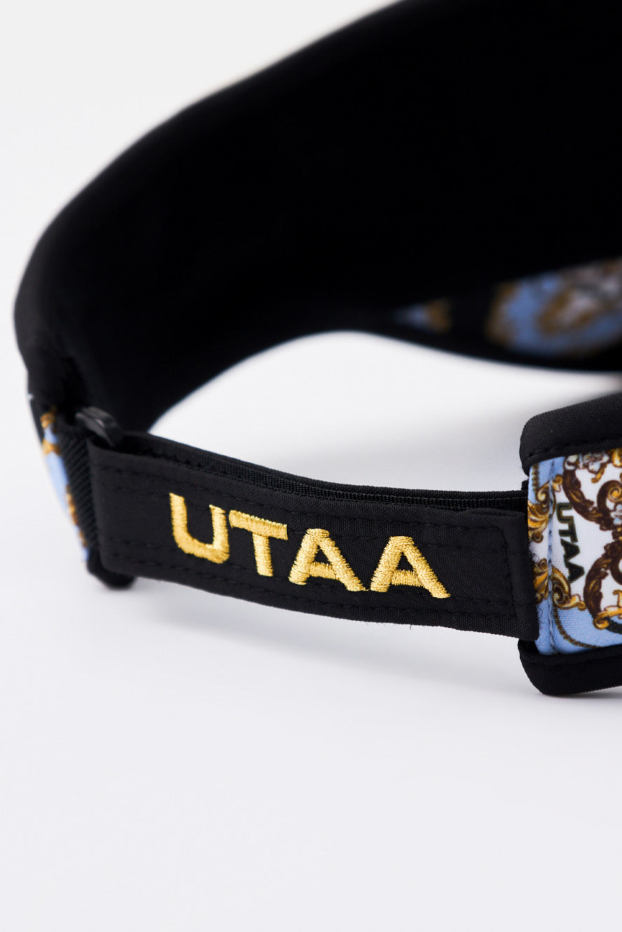 UTAA ミッドナイトパンサーバロックリボンサンバイザー スカイブルー:レディース