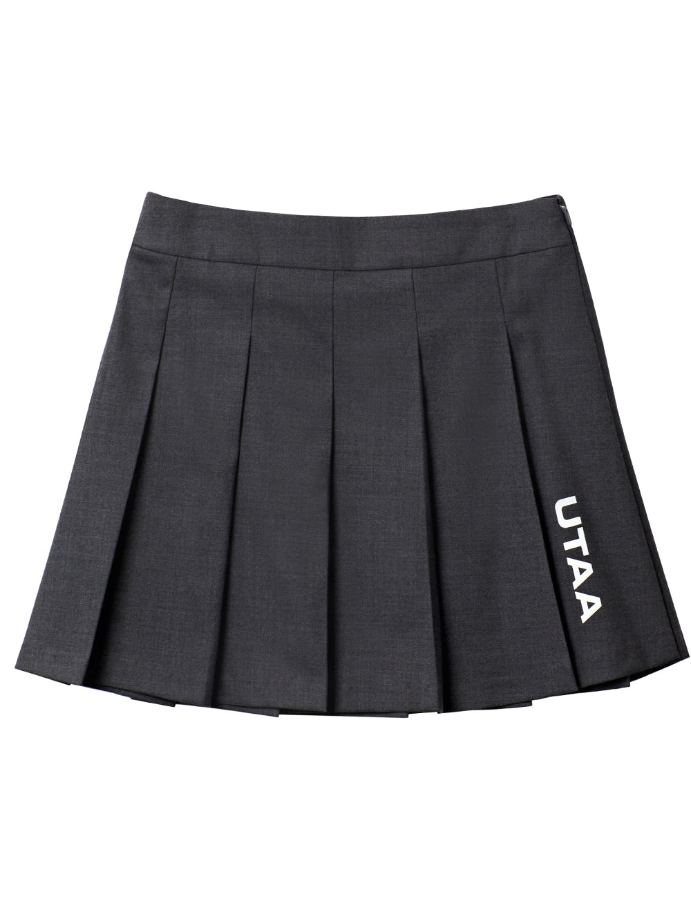 UTAA ベーシックロゴフレアファンスカート チャコールグレー
