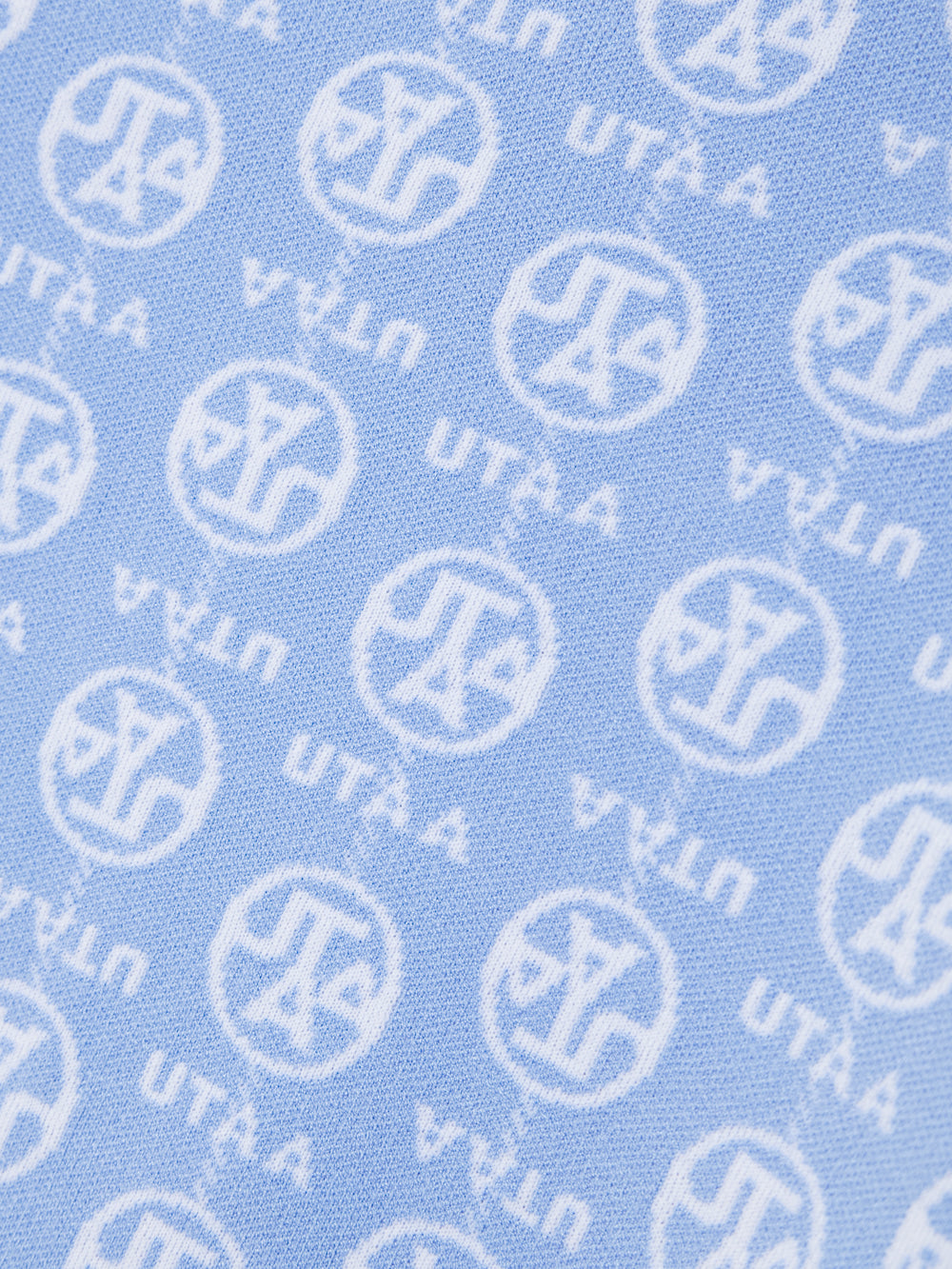 UTAA リンクチェーンシンボルカラーニットプルオーバー スカイブルー:メンズ
