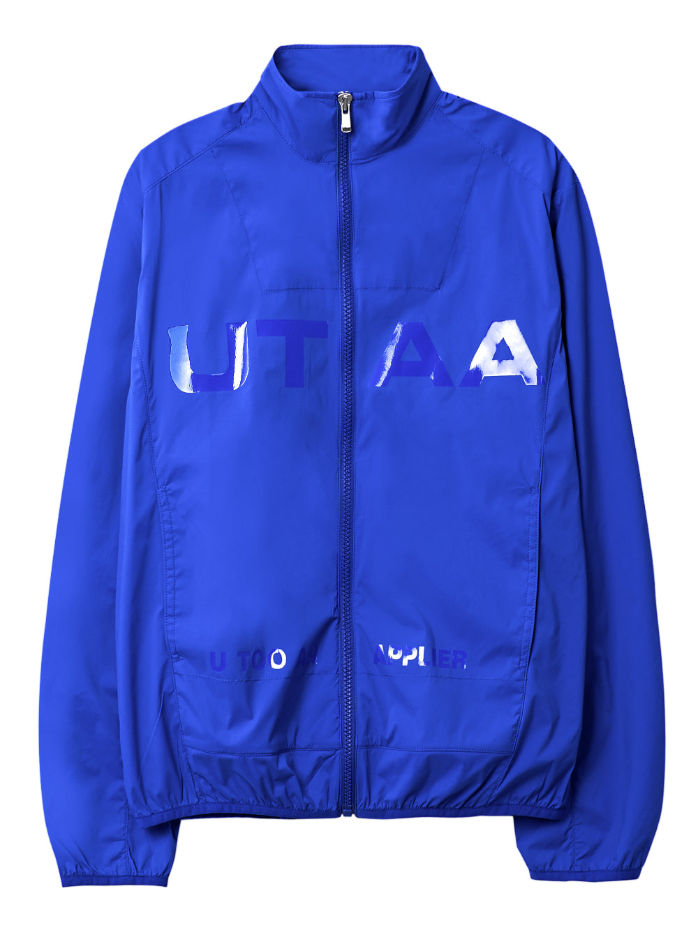 UTAA プレスウインドブレーカージャンパー ブルー:レディース