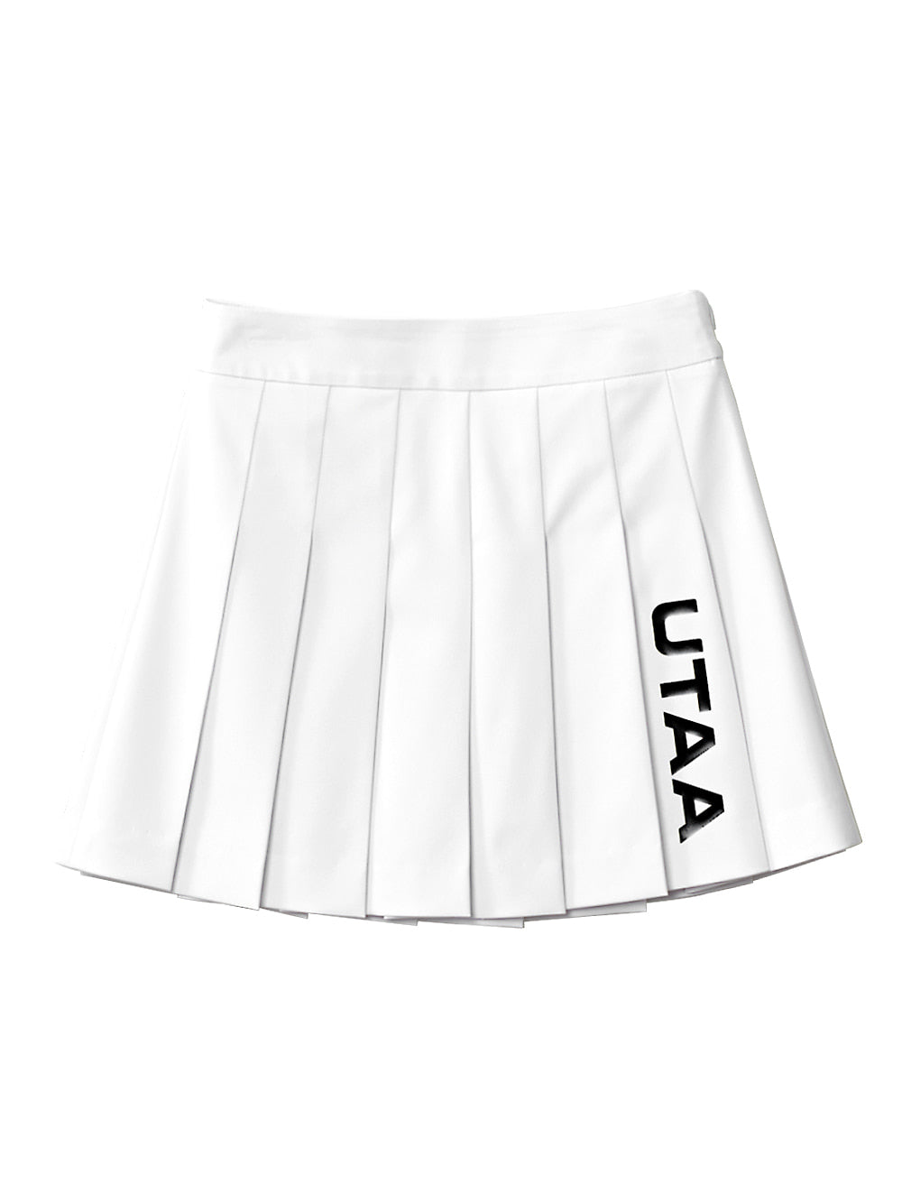 UTAA ロゴベーシックプリーツスカート ホワイト