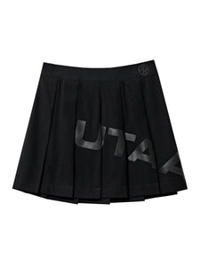 UTAA バウンスロゴベーシックスカート ブラック