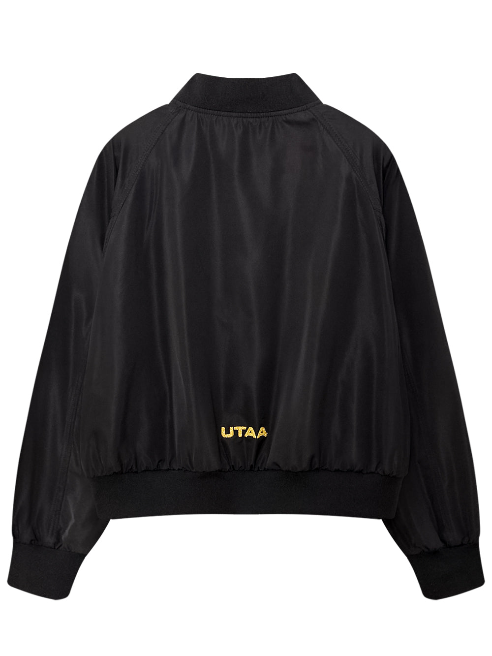 UTAA ゴールデンマークアイコニックウインドブレーカージャンパー ブラック : Women's