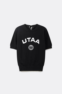 UTAA ストライドパンサーエンブレムタイニット ブラック：レディース
