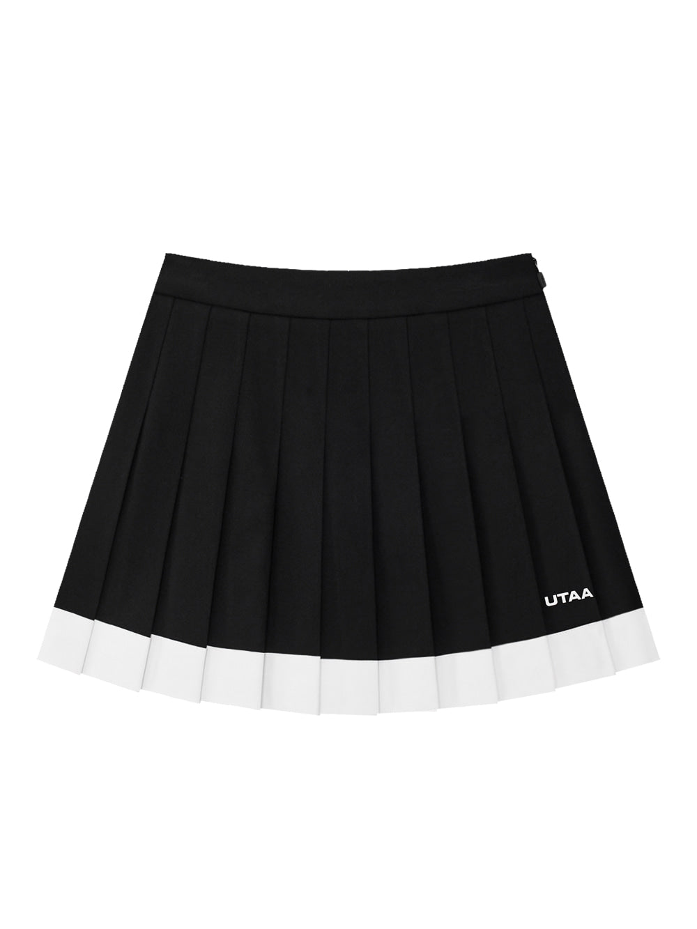 UTAA モノロゴ クラシックプリーツスカート ブラック