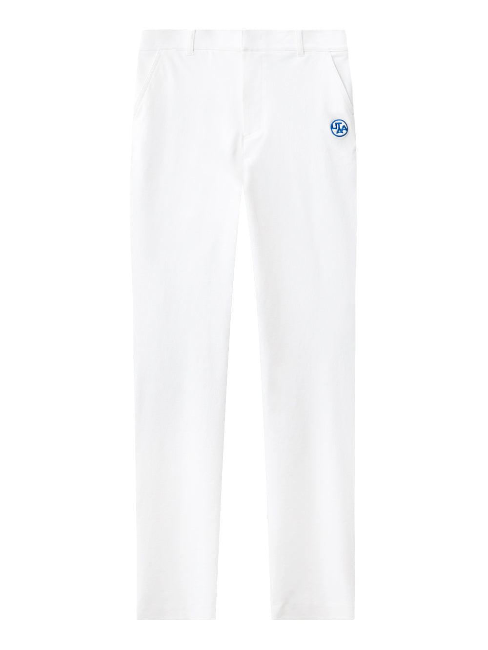 UTAA ロゴステッチスタンダードパンツ ホワイト：メンズ