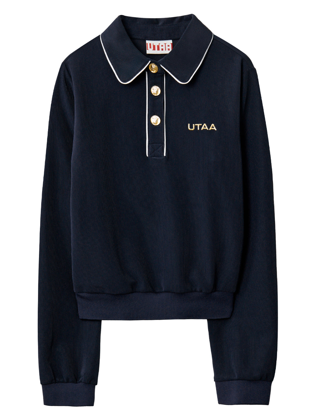UTAA デュカットアングルラインプルオーバー ネイビー