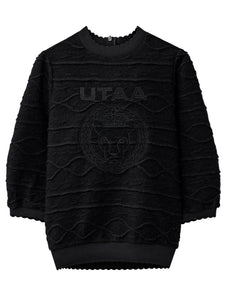 UTAA リングパンサーピンキングスリーブ ブラック：レディース