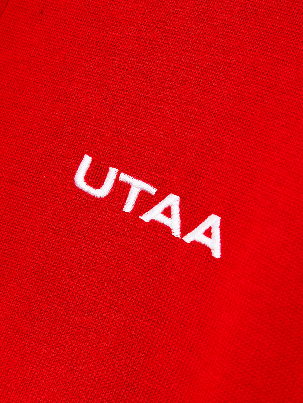 UTAA エッセンシャルシルクブレンディングカラーニットプルオーバー レッド：レディース