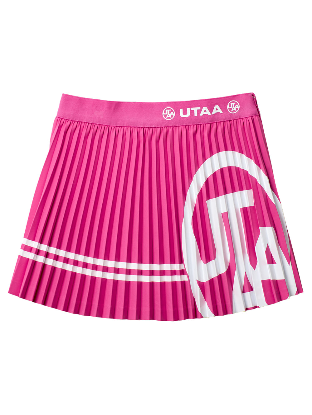 UTAA クリンクルラインシンボルスカート ピンク