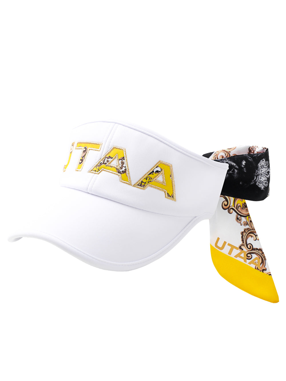 UTAA APEXチェーンバロックフロンティアリボンサンバイザー イエロー：レディース