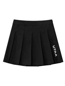 UTAA ベーシックロゴフレアファンスカート ブラック