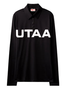 UTAA バルクロゴスタンダードPKスリーブ ブラック：レディース