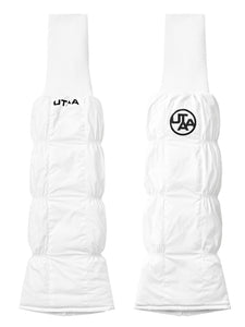 UTAA ミニシンボルロゴパデッドレッグウォーマー ホワイト : Women's