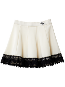UTAA ノートルダムリボンレースフレアスカート アイボリー