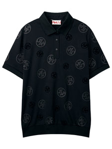 UTAA ロゴバブルPK Tシャツ ブラック：メンズ