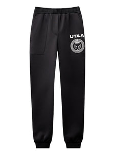 UTAA リングクラウンパンサービッグポケットジョガーパンツ ブラック：レディース