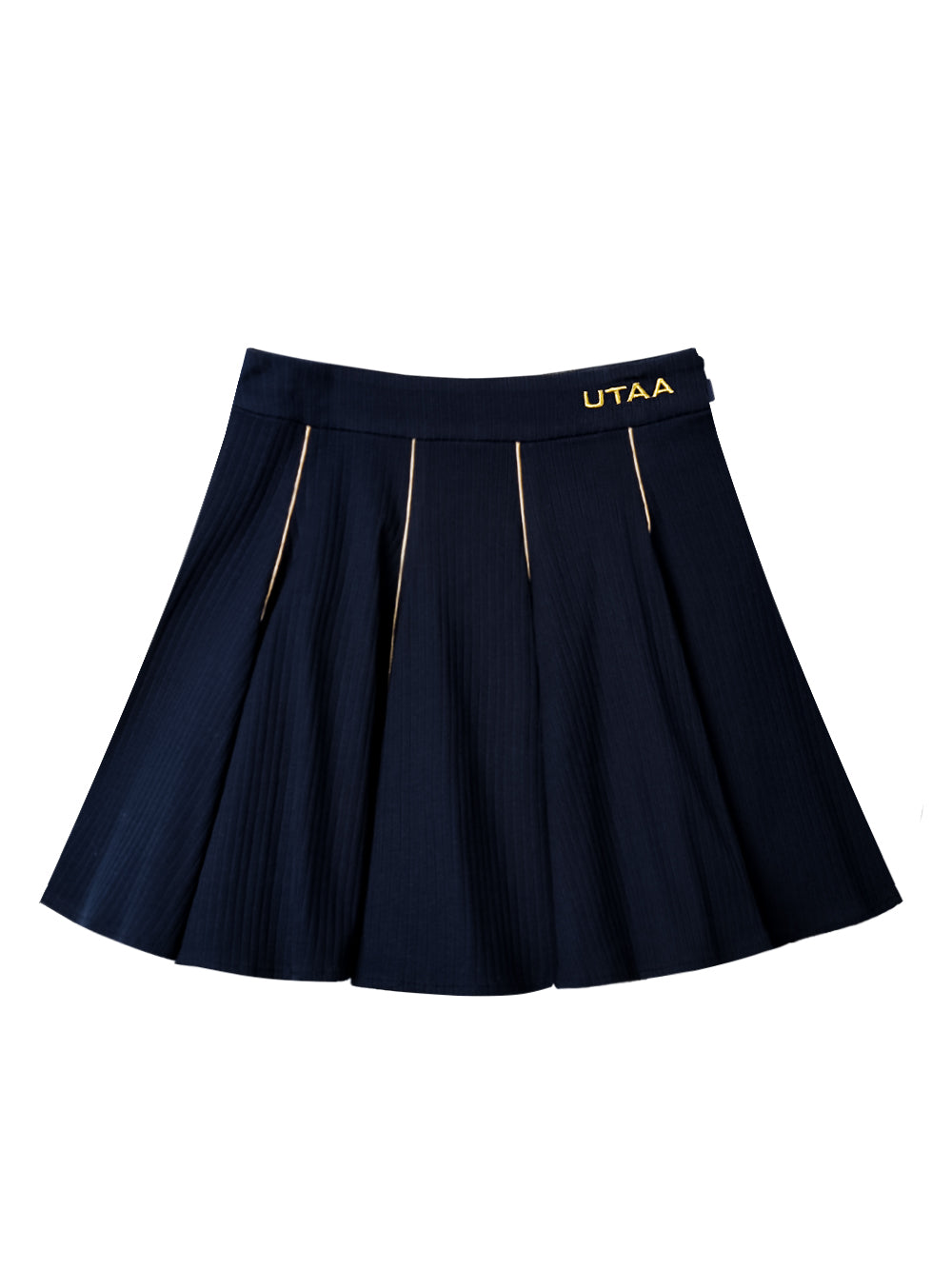 UTAA ゴールドリングパンサーラスターフレアスカート ネイビー
