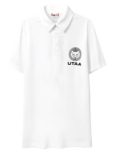 UTAA スクードリングパンサーPK Tシャツ ホワイト：メンズ