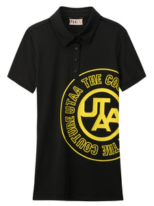 UTAA シンボルロゴTシャツ ブラック：レディース