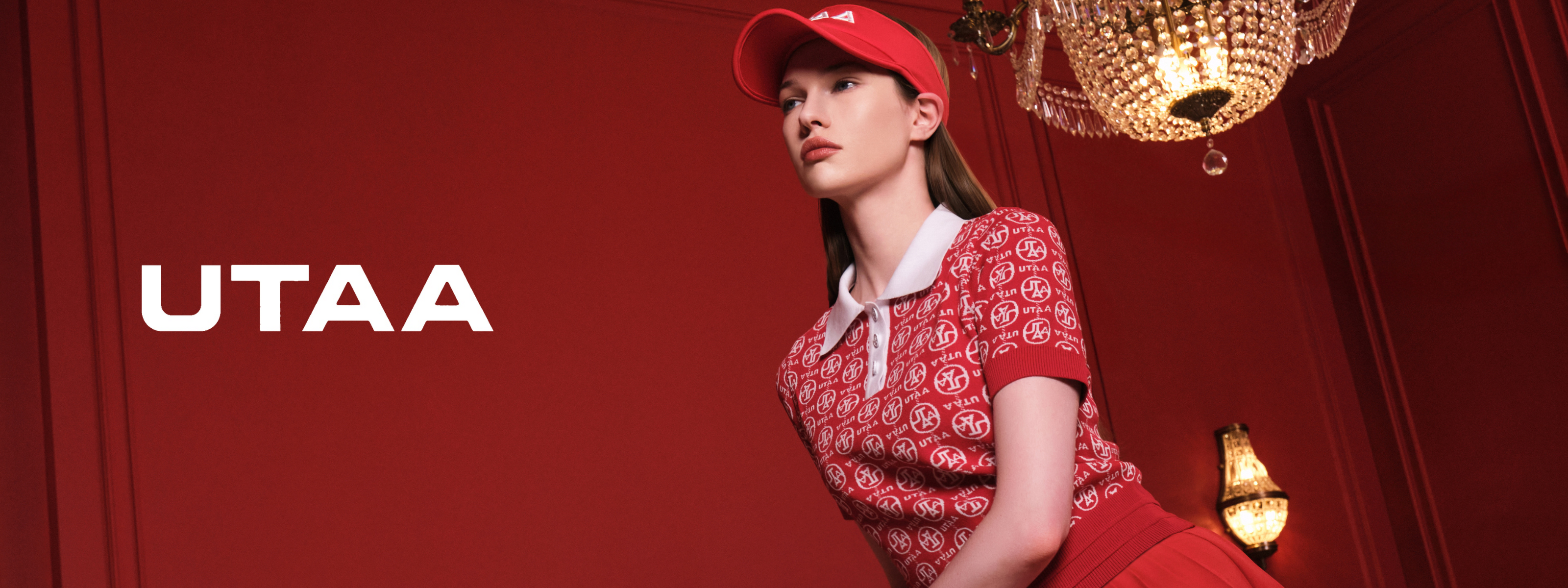 UTAA ゴルフ ゴルフウェア  レディース 上下2点セット UTAA ユタ ゴルフ ウェア レディース 上下2点セット ブラック サイズM