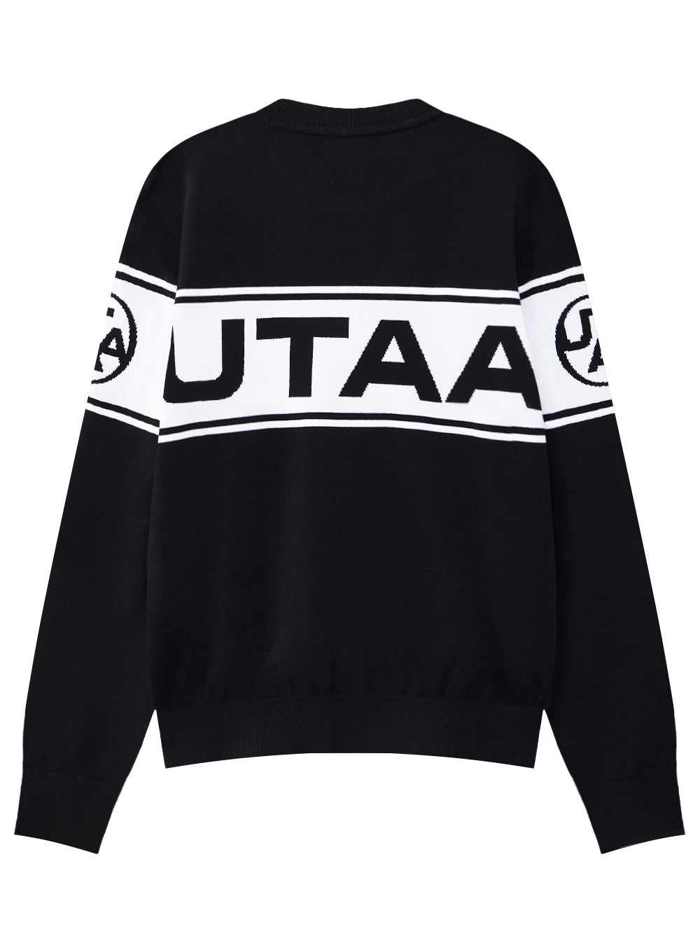 UTAA モノローグロゴニットプルオーバー ブラック : Men's