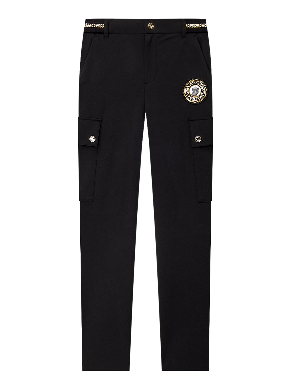UTAA ギルトリングパンサーワッペンポケットパンツ ブラック : Men's