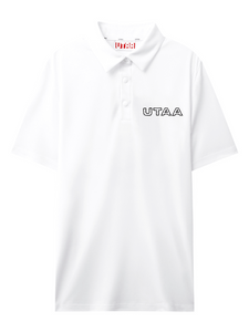 UTAA スクードリングパンサークレセントPK Tシャツ ホワイト：メンズ