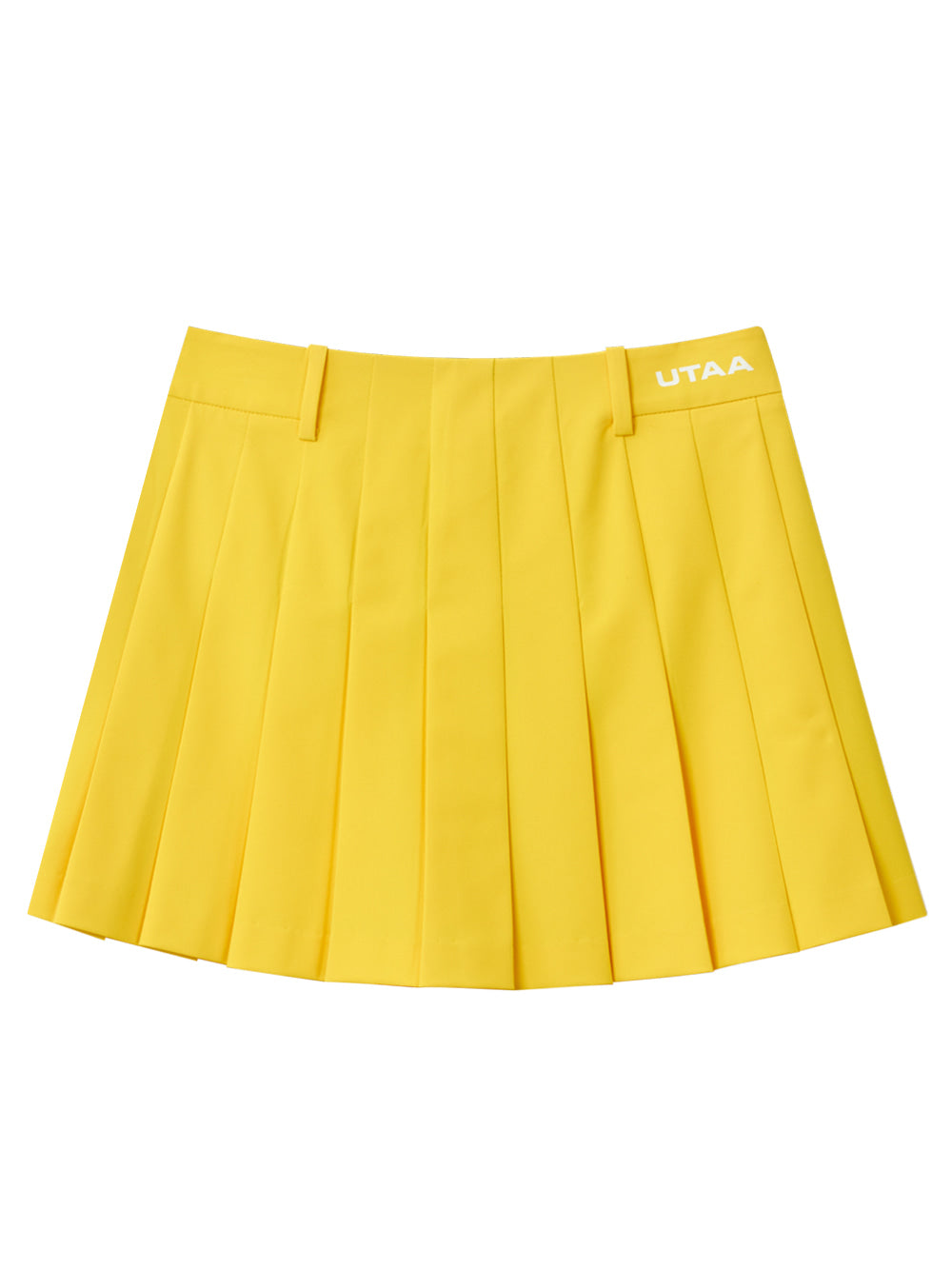 UTAA ベーシックソリッドフレアスカート イエロー