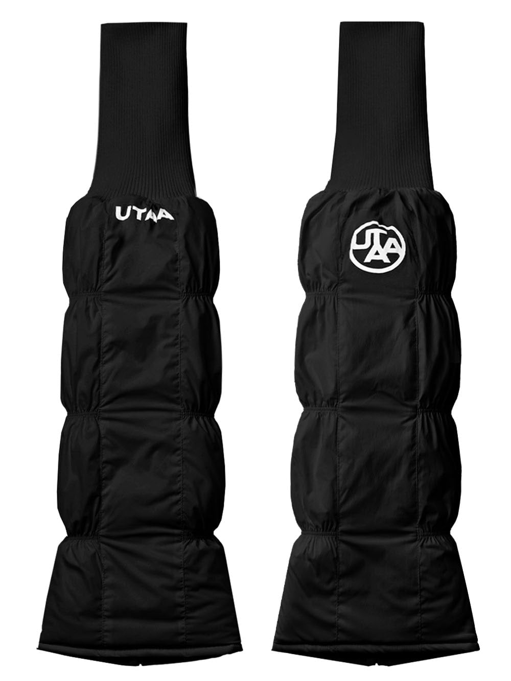 UTAA ミニシンボルロゴパデッドレッグウォーマー ブラック：レディース
