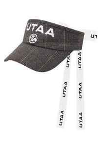UTAA ヘーゼルクラシカルチェックサンバイザー ブラウン : Women's