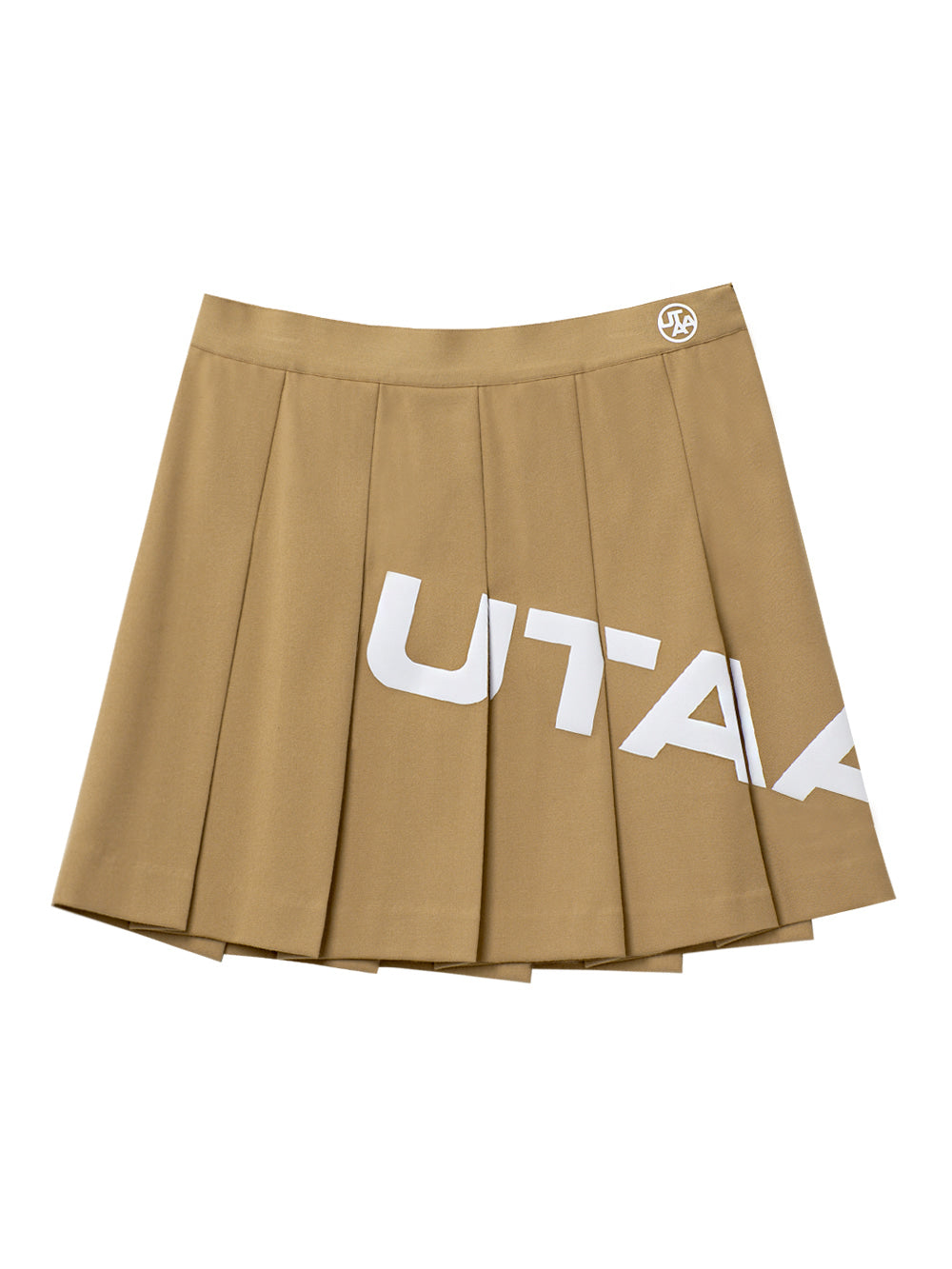 UTAA バウンスロゴベーシックスカート ベージュ